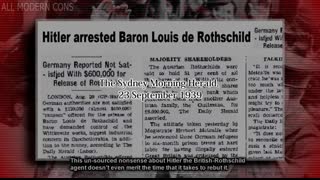 Hitler Was Not A Rothschild Agent - By All Modern Cons